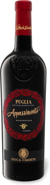Duca di Sasseta Appassimento Puglia IGT Rotwein halbtrocken 2025 0,75 l - Bild 1