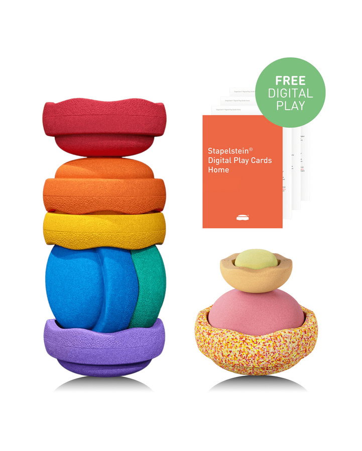 Stapelstein Rainbow Play Bundle, Bunt / Mehrfarbig - Bild 1