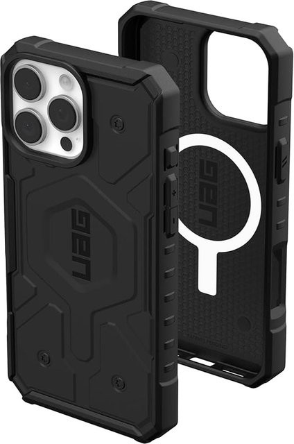 Urban Armor Gear Pathfinder MagSafe-Hülle für Apple iPhone 16 Pro, Schwarz - Bild 1