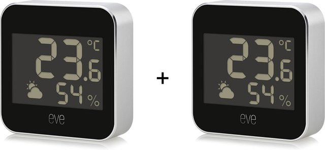 Eve Weather Matter Wetterstation 2er-Set Schwarz - Bild 1