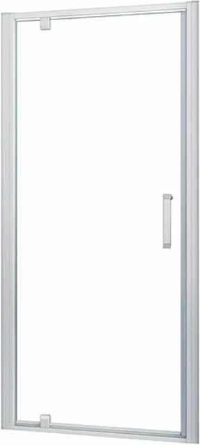 Duschparadies Duschabtrennung als Drehtür Nischentür aus ESG Sicherheitsglas, Farbe: transparent, B: 90 cm, H: 185 cm - Bild 1
