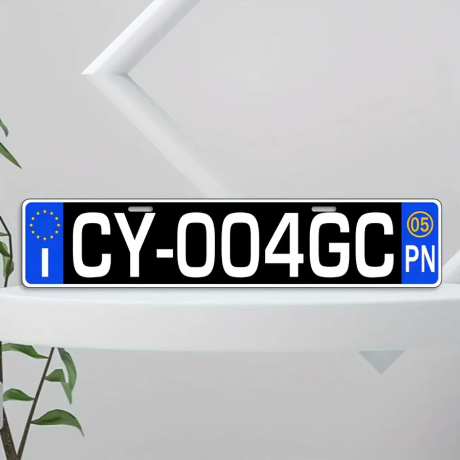 Personalisiertes Aluminium-Dekorschild Hello Young im italienischen Industrial-Stil, weiße Wandkunst aus Metall für Wohnzimmer und Schlafzimmer - Bild 2