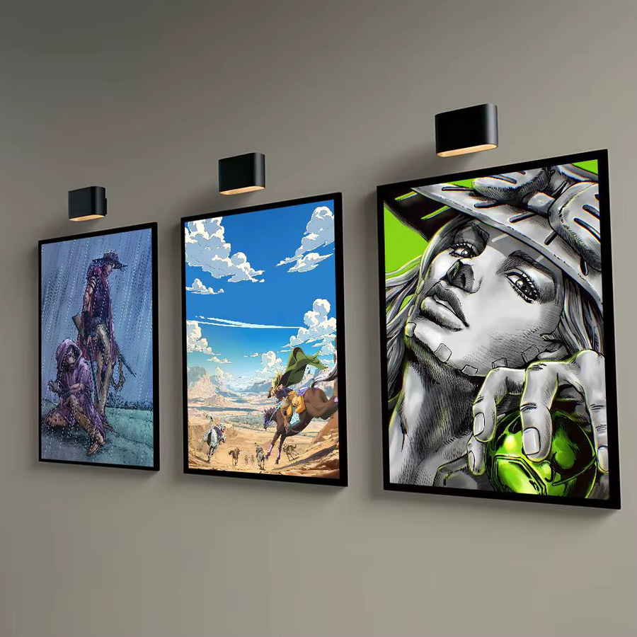 Jojo Anime S-Steel Ball Run Manga-Poster als Wandaufkleber in Mehrfarbig, Rechteckig - Bild 4
