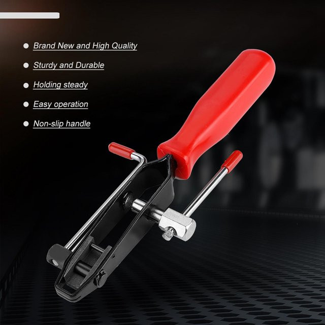 Shoemst CV Joint Clamp Banding Werkzeug zur Installation von Ohr-Typ Boot Clamps, Abschneidezange, Rot - Bild 1