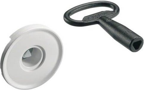 Hager Dreikantverschluss FZ502N Schließung für Schrank mit 7mm Schlüssel und IP54 Schutzart - Bild 1