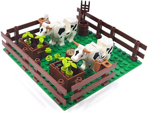 SixBricks Schaf- und Pferdehof, Bausteine, ab 6 Jahre - Bild 1