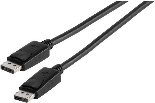 Vivanco DisplayPort Kabel in Schwarz, Länge: 3,0 m - Bild 1