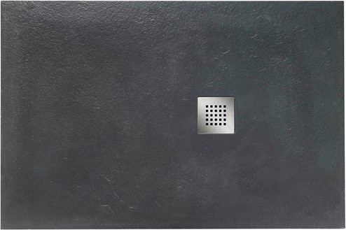 OTTOFOND Duschwanne Strato Rechteck Anthrazit Grau B/T: 90 x 140 cm - Bild 1
