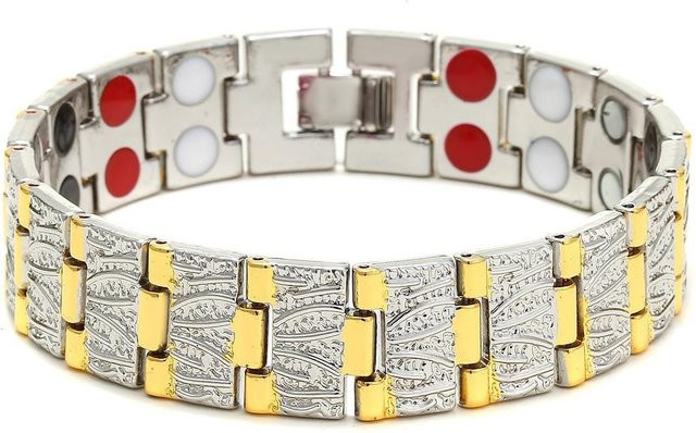 Luxe Adorn Armband & Armreif Edelstahl, goldfarben, Herren - Bild 1