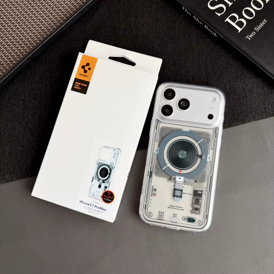 Spigen Ultra Hybrid MagFit Neo One Magnetische Handyhülle für iPhone 17 16 15 14 13 Pro Max Plus, Transparent, MagSafe kompatibel - Bild 3