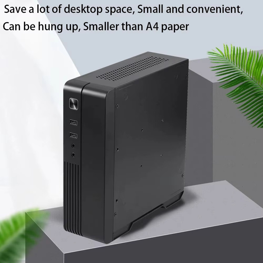 T.F.SKYWINDINTL Mini-ITX Gehäuse in Schwarz für HTPC, Industrie und Business mit Wärmeableitungsfunktion - Bild 2