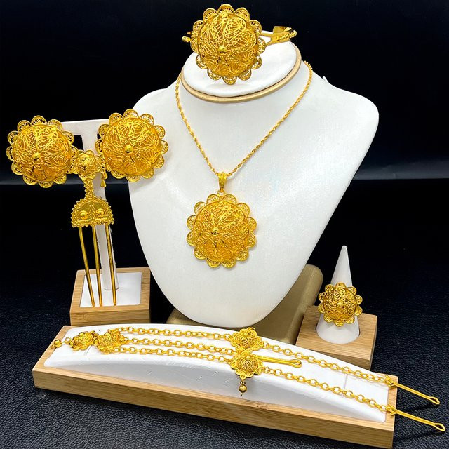 ANIID Schmuckset, 24k vergoldet, Gold, Damen - Bild 1