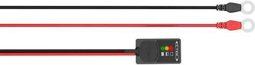 CTEK 56-380 Ladebuchse und Ladezustandsanzeige mit Ringkabelschuh M8 in Schwarz und Rot, Kabellänge: 1,5 m - Bild 1