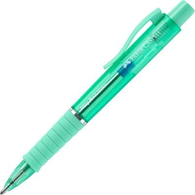 Faber-Castell Kugelschreiber Poly Ball View in Jelly Mint mit blauer Tinte und 0,6 mm Strichbreite - Bild 1