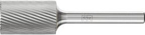 PFERD TOOLS Hartmetall Frässtift ZYAS Zylinder stirnverzahnt, Farbe Silber, Durchmesser: 16 mm, Länge: 25 mm, Schaft-Durchmesser: 6 mm, Körnung: Z5 universal fein - Bild 1