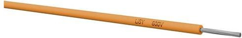 Kabeltronik Schaltlitze Li5Y 1 x 0,09 mm² Orange 250m - Bild 1