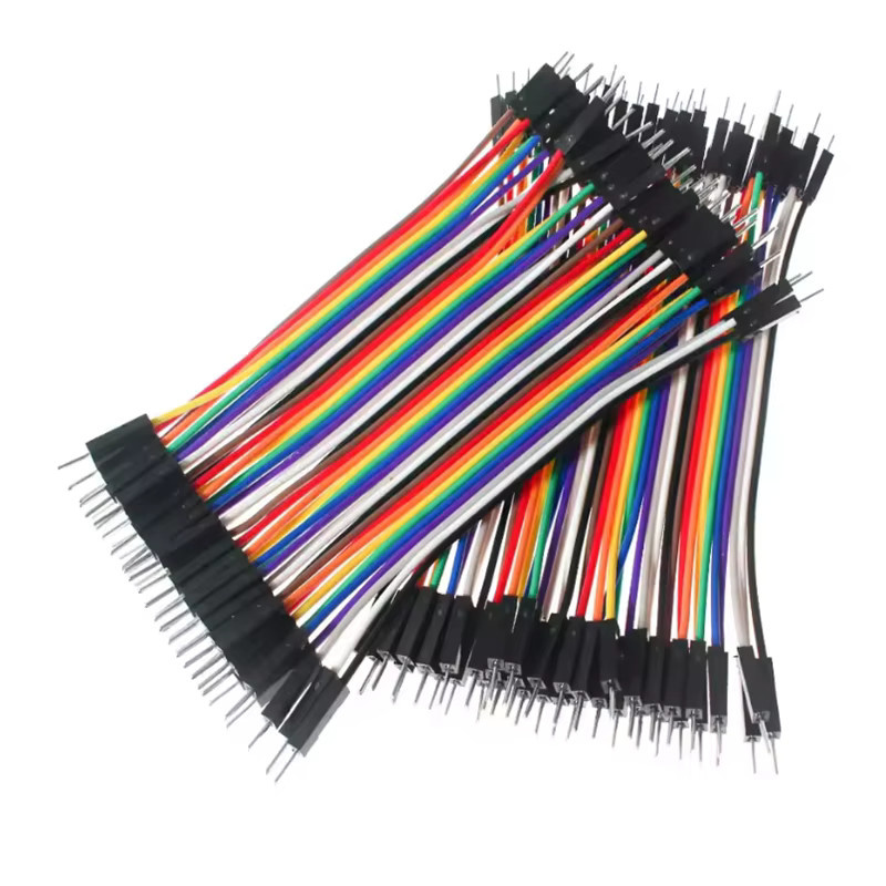 120 Stück Dupont-Kabel Set mit 40-Pin Buchse zu Buchse, Stecker zu Stecker und Stecker zu Buchse für DIY Breadboard in Mehrfarbig, 10 cm - Bild 2