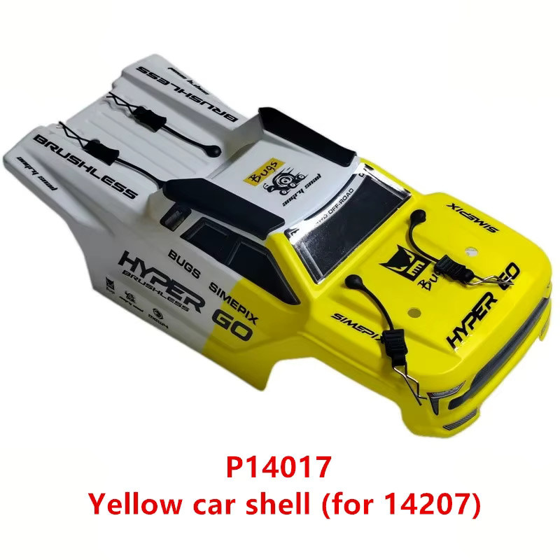 MJX Ersatzteile für 14207 14208 RC Auto, Karosserie-Säulen, Motor, ESC, Differentialgetriebe, Rad, Heck - Bild 2