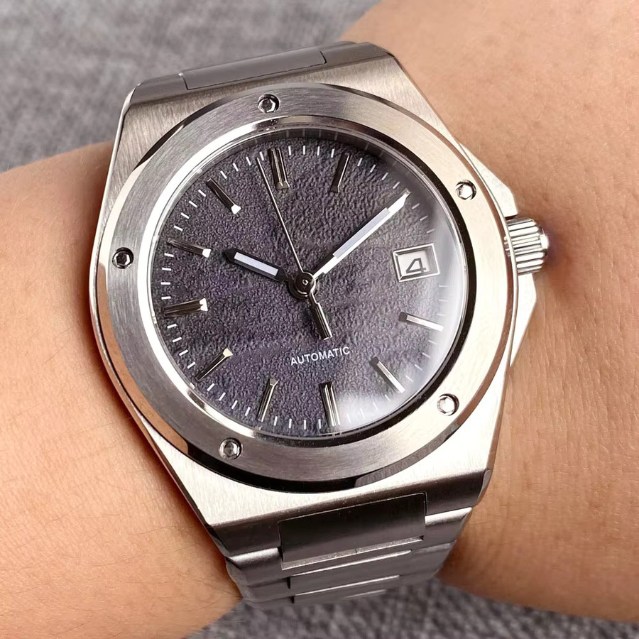 Tandorio Armbanduhr Automatik, Edelstahl, Silber, Schwarz, Herren - Bild 2