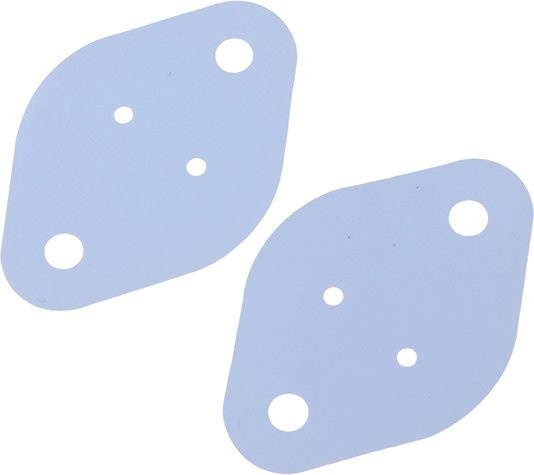 JETTING TO-3 Glimmer-Isolierpads Set aus Silikon-Glimmer-Isolierfolie in Weiß, 40 Stück - Bild 1