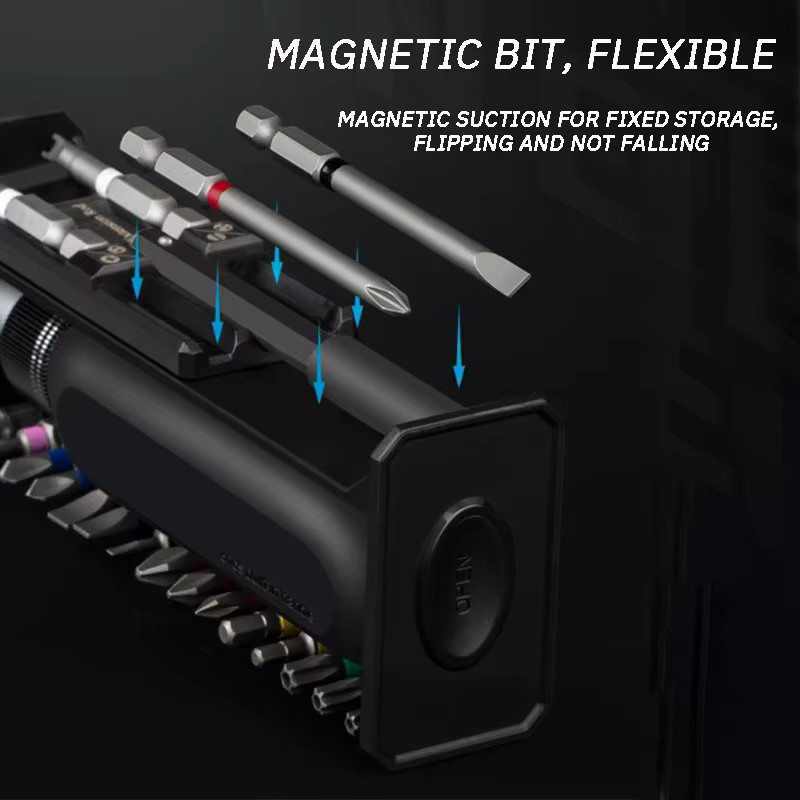 Multifunktionales Ratschenschraubendreher-Set mit 9-in-1 oder 28-in-1 Bits für Reparatur und Demontage - Bild 1