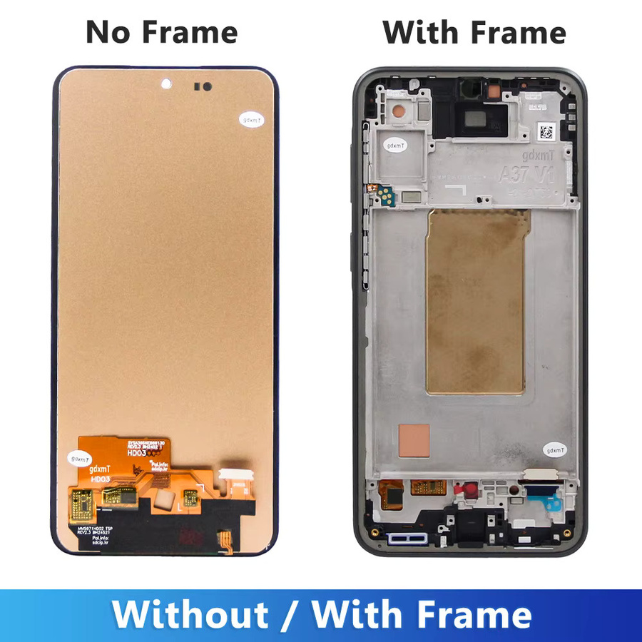 Samsung A37 5G LCD Display mit Touchscreen Digitizer in Schwarz für SM-A376E und SM-A376B als Bildschirmersatz - Bild 4