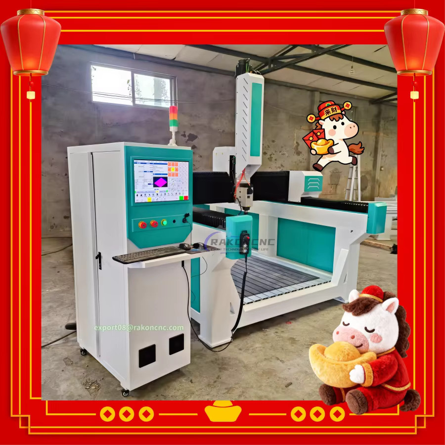 RakonCNC 4-Achsen-3D-CNC-Fräsmaschine für EPS, Styropor, PU und Polystyrol in Weiß - Bild 5