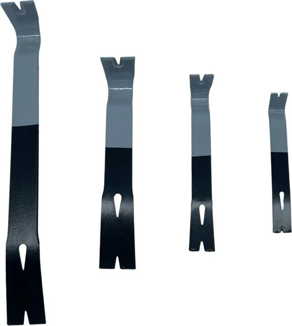 Relaxdays Brecheisen Set aus Edelstahl in Schwarz und Grau, Länge: 38 cm, Breite: 3,5 cm - Bild 1