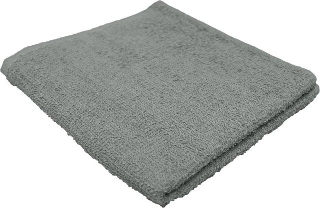 CASTELL Handtuch aus Baumwolle in Grau, B/L: 45 x 90 cm - Bild 1