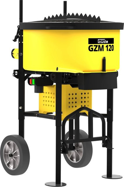 Güde Zwangsmischer GZM 120 in Gelb-Schwarz mit 2000 W und 100 l Fassungsvermögen - Bild 5