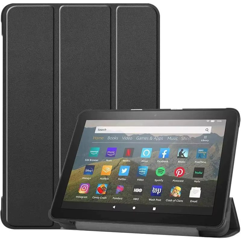 Amazon Tablet-Hülle für Fire HD 8 und Fire HD 8 Plus, 10. Generation (2020 Release), Farbe: Schwarz - Bild 2