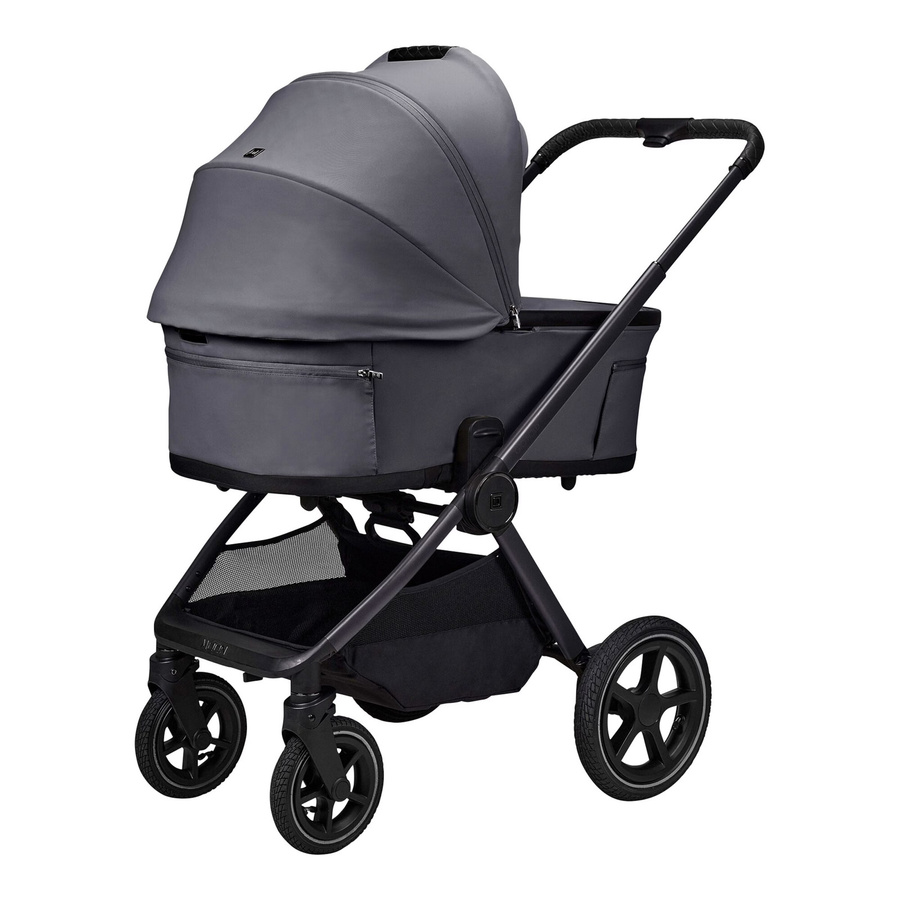 Moon Diamond Kombikinderwagen GIO FOLD Air in Grau mit Federung und Aluminiumgestell - Bild 2