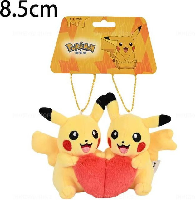 YIRAN Jewelry Schlüsselanhänger Pikachu Bisasam Gengar Mimikyu Plusle Minun, Unisex - Bild 1