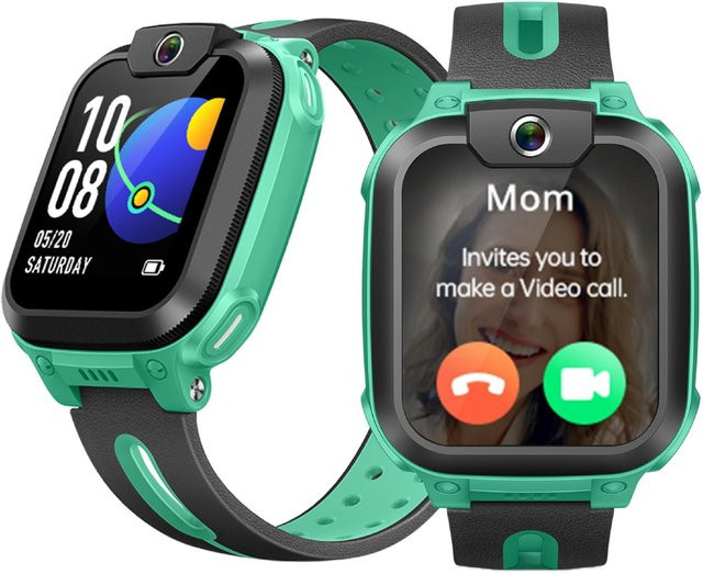 imoo Kinder-Smartwatch Z1 mit GPS und Telefonfunktion in Grün, wasserdicht nach IPX8 - Bild 1