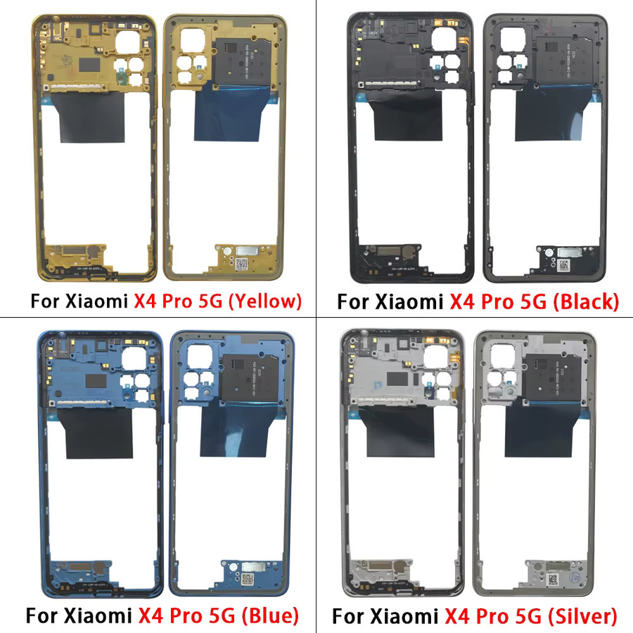 Xiaomi Mittelrahmen-Gehäuse Ersatzteil mit Lautstärketaste für Poco X3 GT X4 Pro 5G X5 Pro 5G in Multicolour - Bild 2