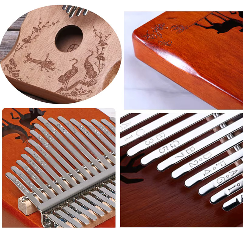 Lydesy Kalimba Daumenklavier-Set, 17 Tasten, manuell abgestimmt - Bild 4