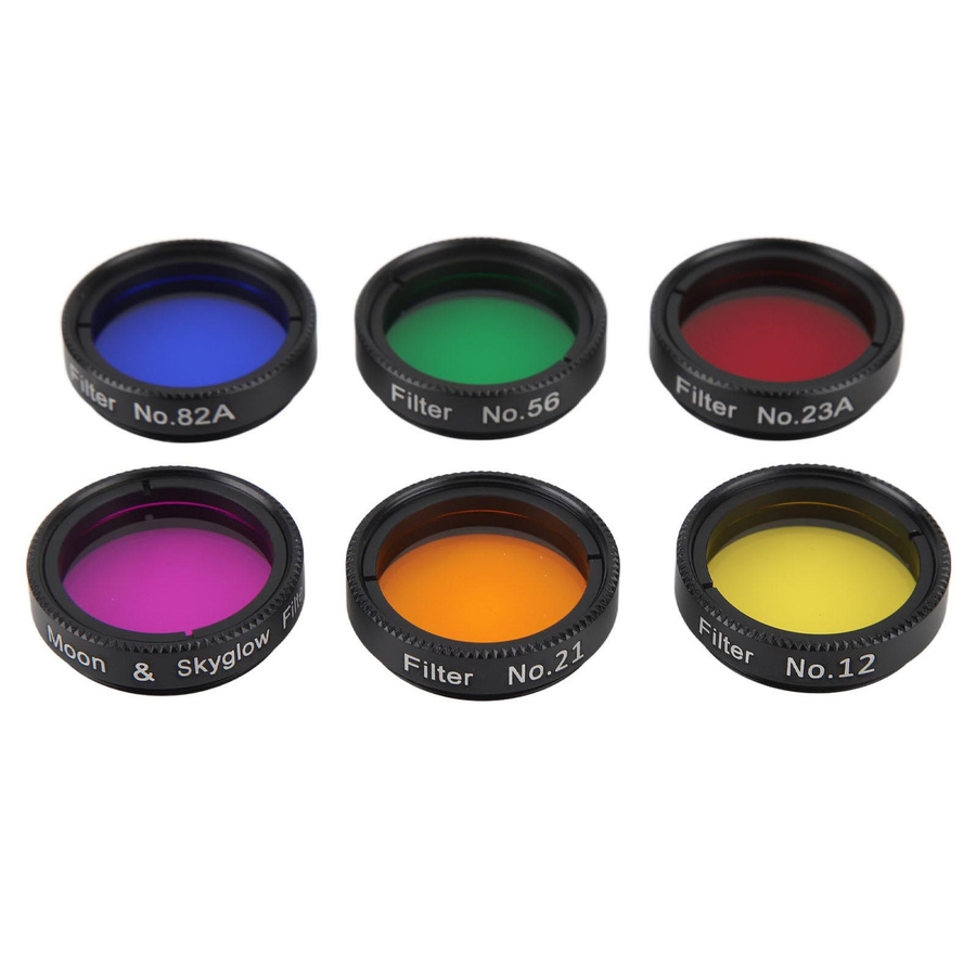 Andoer 6 in 1 Teleskopfilter Set für 1,25 Zoll Teleskope, Multicolor - Bild 3