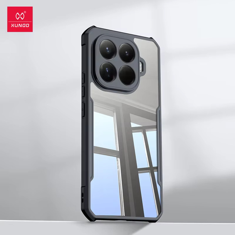 XUNDD Schutzhülle für Xiaomi 15T Pro mit Airbag-Stoßschutz und Kameraschutz, Transparent - Bild 5