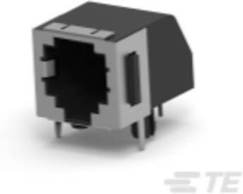 TE Connectivity Standard Modular Jack 5555154-2 in Schwarz - Bild 1