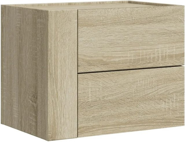 vidaXL Wand-Nachttisch in Sonoma-Eiche, B/T/H: 45 x 30 x 35 cm - Bild 1