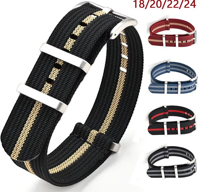 strapfreak Uhrenarmband Nylon Canvas, Herren - Bild 1