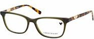 Longchamp LO 2797 Korrektionsbrille, Vollrand, quadratisch, Kunststoff, Damen, grün, braun - Bild 1