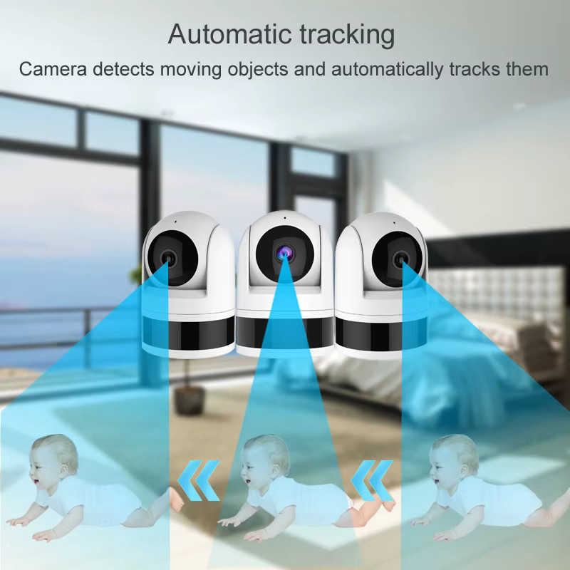 Tuya WiFi Überwachungskamera 4MP HD Smart Life APP Innenmonitor in Weiß mit Zwei-Wege-Sprach-Intercom und Echtzeit-Auto-Tracking - Bild 6