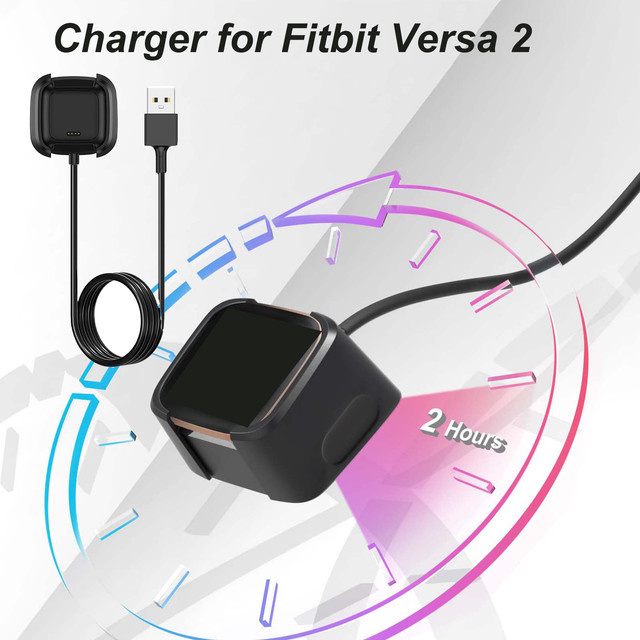 Fitbit Smartwatch-Ladegerät, USB, Schwarz - Bild 1