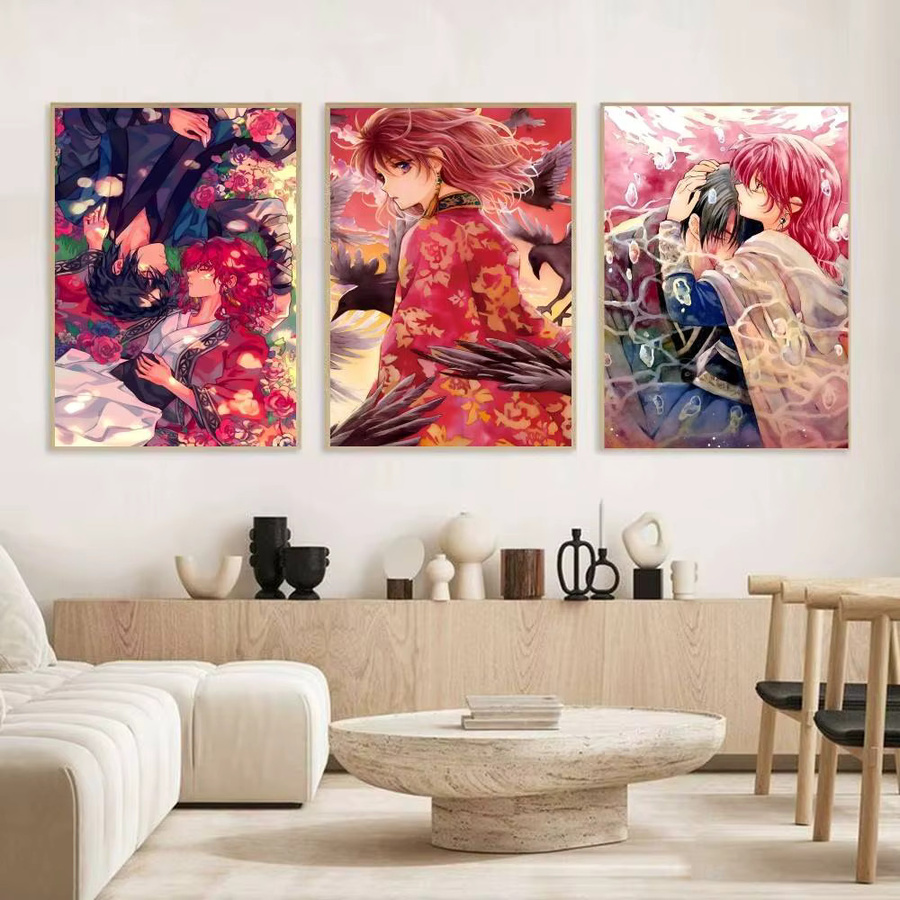 Selbstklebender Anime Manga-Poster Y-Yona of The Dawn aus Papier in Mehrfarbig - Bild 3