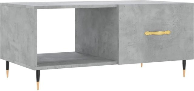 vidaXL Couchtisch aus Holzwerkstoff in Betongrau, B/T/H: 90 x 50 x 40 cm - Bild 1
