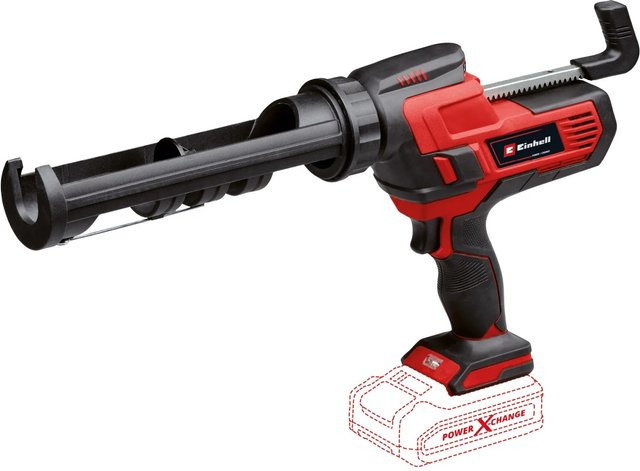 Einhell Power X-Change Akku-Kartuschenpistole TE-SG 18/10 Li Solo in Rot für 310 ml Kartuschen - Bild 1