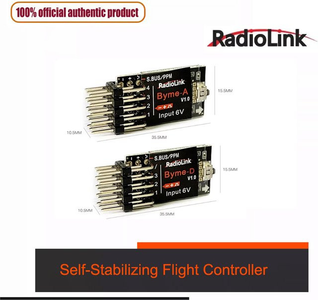 Radiolink Byme AD Flugsteuerung, mit Gyroskop zur Selbststabilisierung und Balance, 3D-Kran-Aeromodell, Deltaflügel, Su27 Papierflugzeug - Bild 1