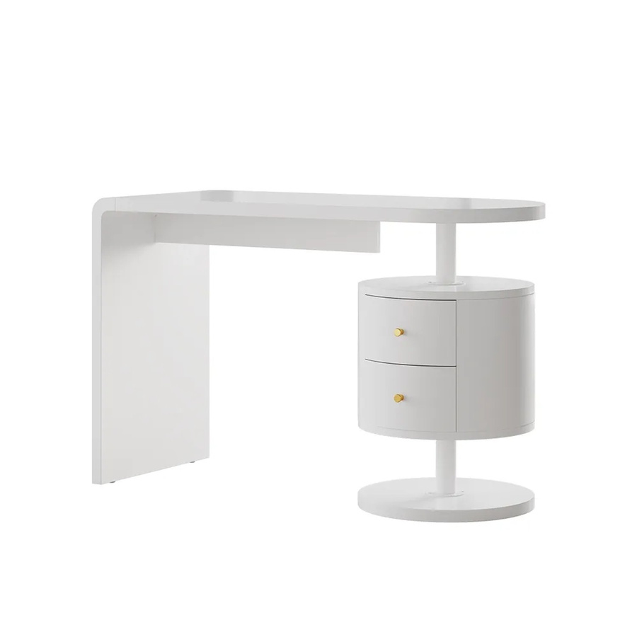Vicco Schminktisch Lara Weiß Hochglanz Breite: 120 cm, Tiefe: 35,92 cm, Höhe: 76 cm - Bild 2