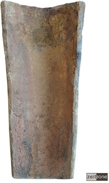 Zeitzone Antiker Dachziegel Klosterziegel Terracotta Braun zur Wandgestaltung - Bild 1